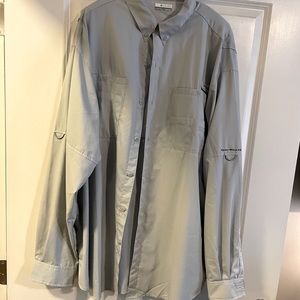 Columbia long sleeve pfg light grey.